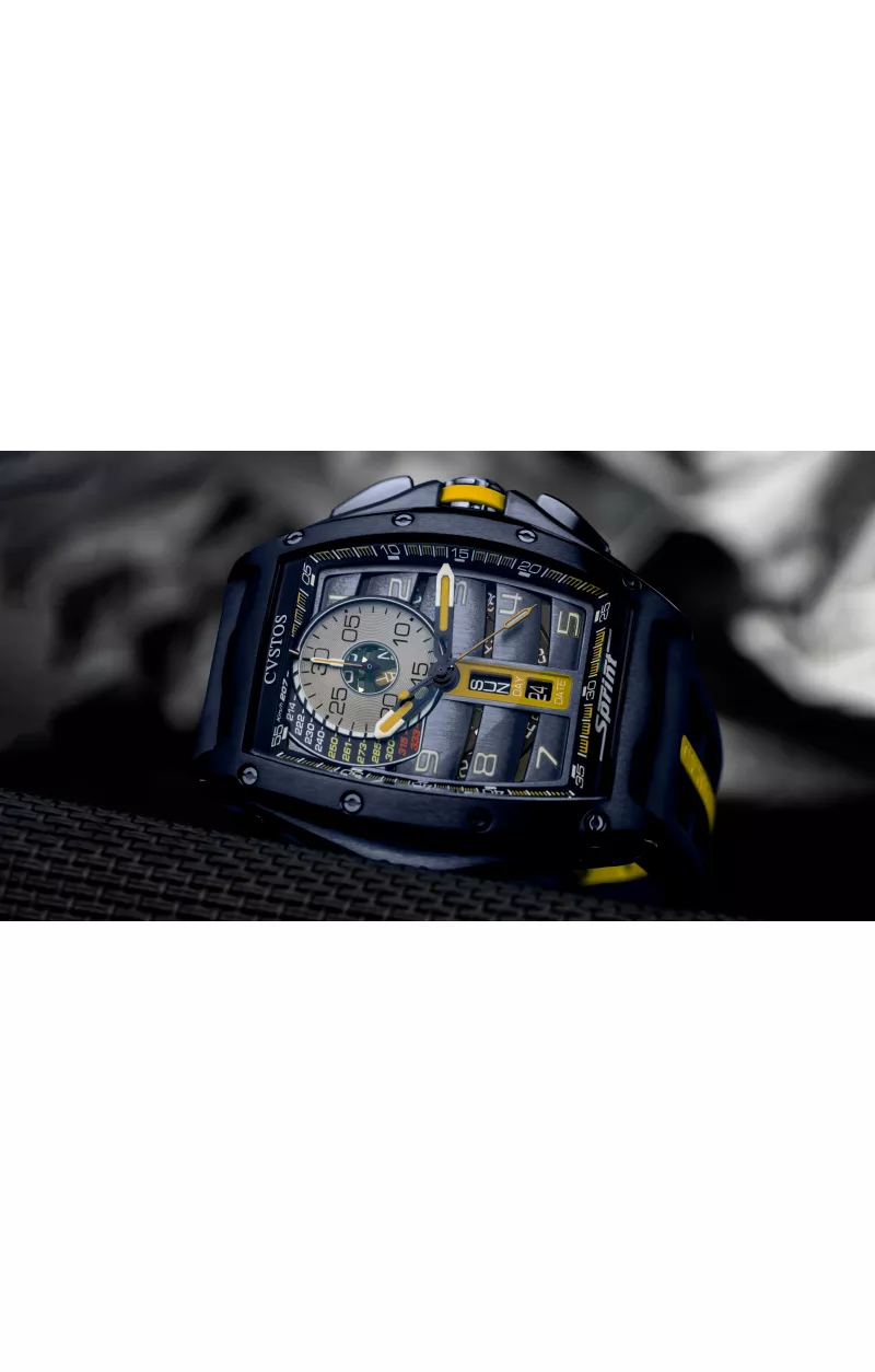 Chrono Sprint Steel/Navy Blue Watch | Cvstos